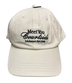 Lululemon Meet You Courtside White Adjustable Dad Hat L/XL thumbnail 1