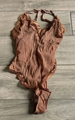 Salvage Brown Shimmer Bodysuit thumbnail 1
