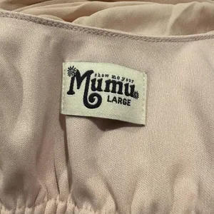 NWT Show Me Your Mumu Weddings Dress Caitlin Ruffle Maxi Prom Minimalist Large thumbnail 3