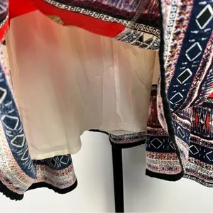 Maeve Anthropologie Cirque Swing Dress XS Petite Multicolor Floral Artsy Boho thumbnail 7