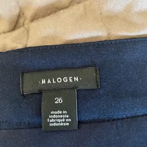 Halogen Navy Mini Skirt Size 26 NWT Office Workwear Womens thumbnail 4