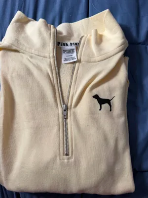 Victoria's Secret PINK Quarter-Zip Sweatshirt thumbnail 2