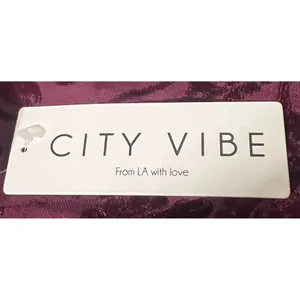 City Vibe Dress Velvet Floral Sweetheart Neck Puff Sleeve Tiered Maroon Size‎ 0 thumbnail 4