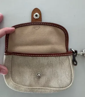 VINTAGE Dooney & Bourke | classic D&B logo wristlet. thumbnail 7