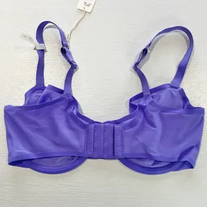 New Aerie SMOOTHEZ Mesh Unlined Underwire Balconette Bra Purple Size 34DDD thumbnail 8