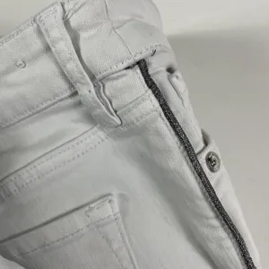 Tommy Bahama Pants Womens 6 White Ella Twill High Rise Ankle Glitter‎ Trim thumbnail 9