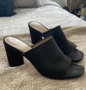 Stuart Weitzman Block Mules thumbnail 1