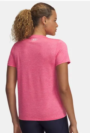 Under Armour Pink UA Tech shirt thumbnail 2