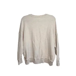 Maurices Henley Pullover Sweatshirt Oatmeal Cream Drop Shoulder thumbnail 5