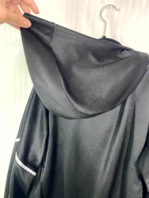 Nike Full Zip Hoodie Women’s Large Black Lightweight Track Jacket Swoosh Logo thumbnail 7