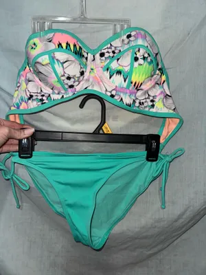 Ocean Pacific Bandeau Bikini Set thumbnail 1