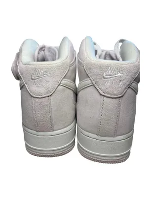 Nike Air Force 1 Mid Sneakers in Pink and White US M8 W9.5 thumbnail 4