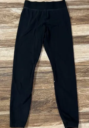 Nike black Nike logo leggings thumbnail 1