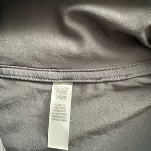 NWT Beyond Yoga Stretch Woven Course Contrast Half Zip Pullover size L black thumbnail 6