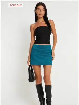 Motel Rocks Moray Mini Skirt Black Small NWT thumbnail 4