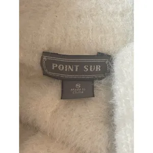 J. Crew Point Sur Heavy Ivory Faux Fur Zip Up Mock Neck Coat S thumbnail 10