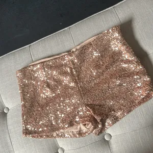 Charlotte Russe Y2K Burnt Orange Sequenced Mini Shorts‎ Size Large thumbnail 6
