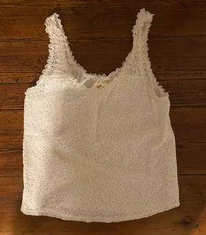 Hollister White Tank Top thumbnail 1