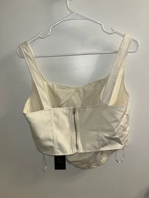 Sincerely Jules White Corset Top thumbnail 4