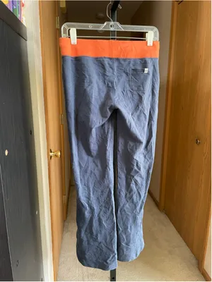 Women's 47 Brand Denver Broncos Blue Orange Track Pants M thumbnail 2