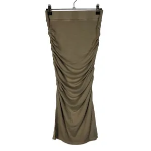 LAMade‎ Brown Ribbed Long Sleeve Midi Skirt Two Piece Set XS thumbnail 3