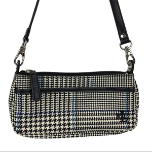 Ralph Lauren Monogram Houndstooth Canvas Mini Bag thumbnail 2