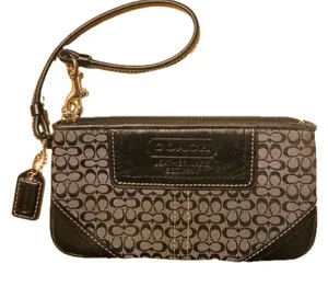 COACH Signature Monogram Canvas Wallet thumbnail 1