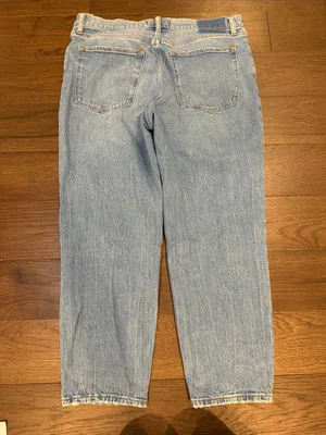 Abercrombie The Mom High Rise Jeans Light Wash Size 32 14S - C30-101 thumbnail 3