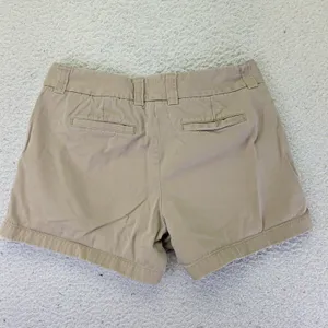 J.Crew Classic Twill Chino City Fit Shorts Khaki Tan Cotton Womens Size 12‎ thumbnail 2