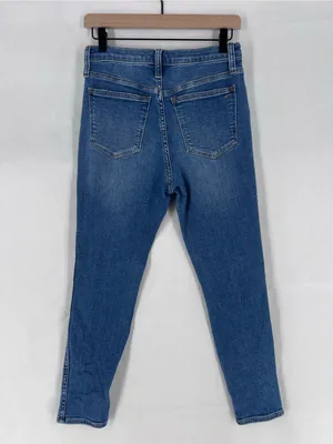 Madewell Medium Wash‎ Denim High Rise Skinny Crop Jeans Size 26 thumbnail 8