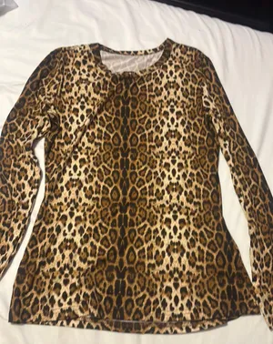 Leopard long sleeve Brown thumbnail 1