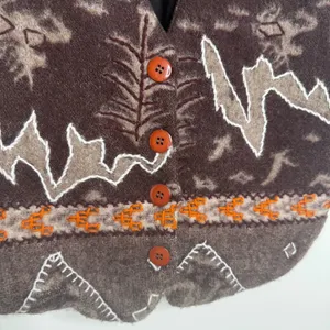 Vintage Jane Ashley Wool Blend Vest Southwestern Women’s Size Medium Embroidered thumbnail 2