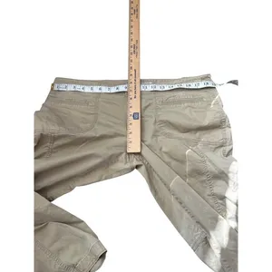 Old Navy Womens Khaki Low Rise Cargo‎ Straight Leg Utility Pants Tan Size 12 thumbnail 5