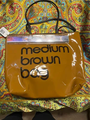 Bag Glossy Tan Tote thumbnail 5