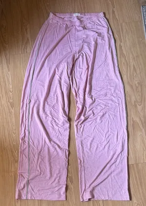 Djerf Avenue Light Pink Elastic Waist Lounge Pants thumbnail 1