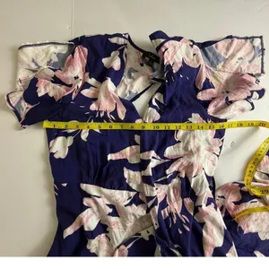 Lulus Azalea Regalia Navy Blue Floral Maxi Dress - Size S thumbnail 6