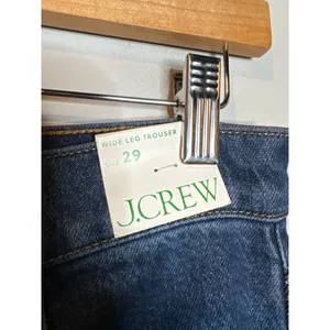 NWT J. Crew Wide Leg Trouser jeans thumbnail 4