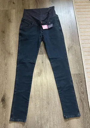 Mamaway maternity Sleek Black High-Waist Skinny Pants size large thumbnail 1