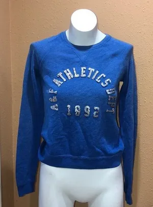Abercrombie and Fitch blue sweatshirt thumbnail 1