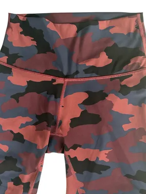 EUC Lululemon Wunder Under High-Rise Camo Smoky Night Sea Size 4 thumbnail 6