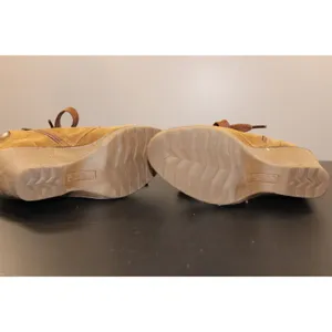 White Mountain W31258 Liberty - Tan / Chestnut Suede Lace-Up Wedge Ankle Bootie thumbnail 7