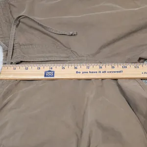 VTG Columbia Sportswear Capris Women's Size M Tan Cargo Drawstring Waist Outdoor thumbnail 12