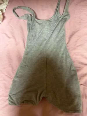 oh polly gray sweetheart romper  thumbnail 4