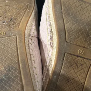 Tory Burch Blush Pink Canvas Espadrilles with Tan & Cream Logo thumbnail 10