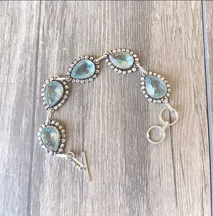 Ice Blue Quartz Bracelet thumbnail 5