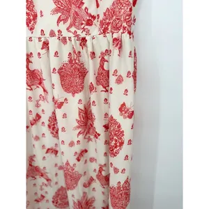 Vintage Lady Lewis Maxi Dress XL Peacock Toile‎ Cottagecore Peacock Romantic thumbnail 3