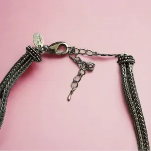 Lia Sophia heart 2 strand statement necklace thumbnail 3