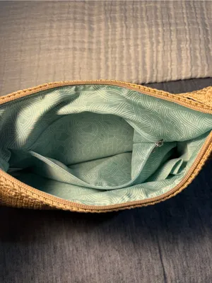 The Sak Woven Shoulder Bag in Tan thumbnail 6