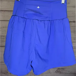 HALARA Vibrant Blue High-Waisted Shorts thumbnail 2