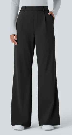 Halara Women's Halara Flex DayStretch High Waisted Pocket Work Flare Pants thumbnail 1